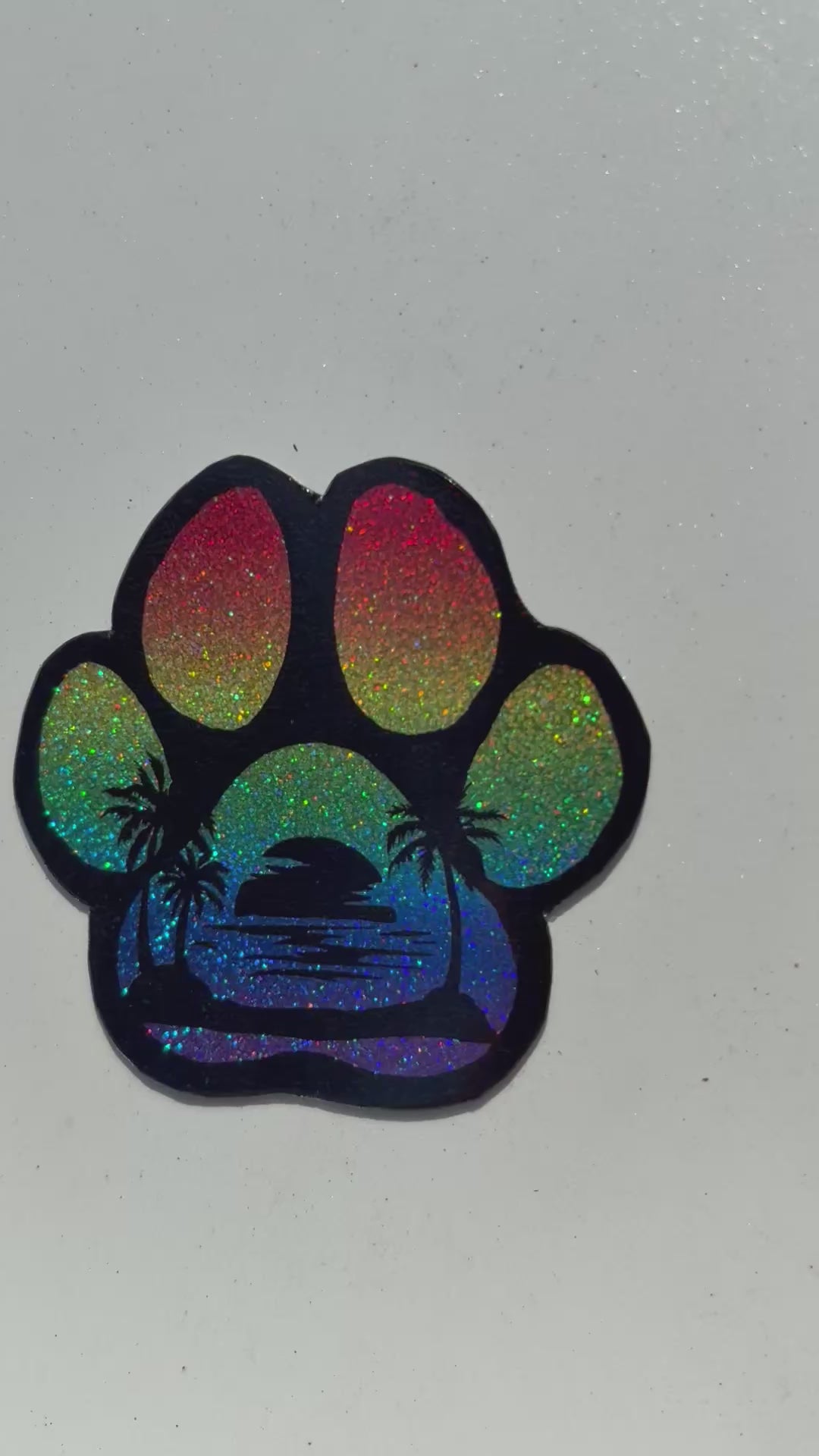 Dog Paw Print Magnet
