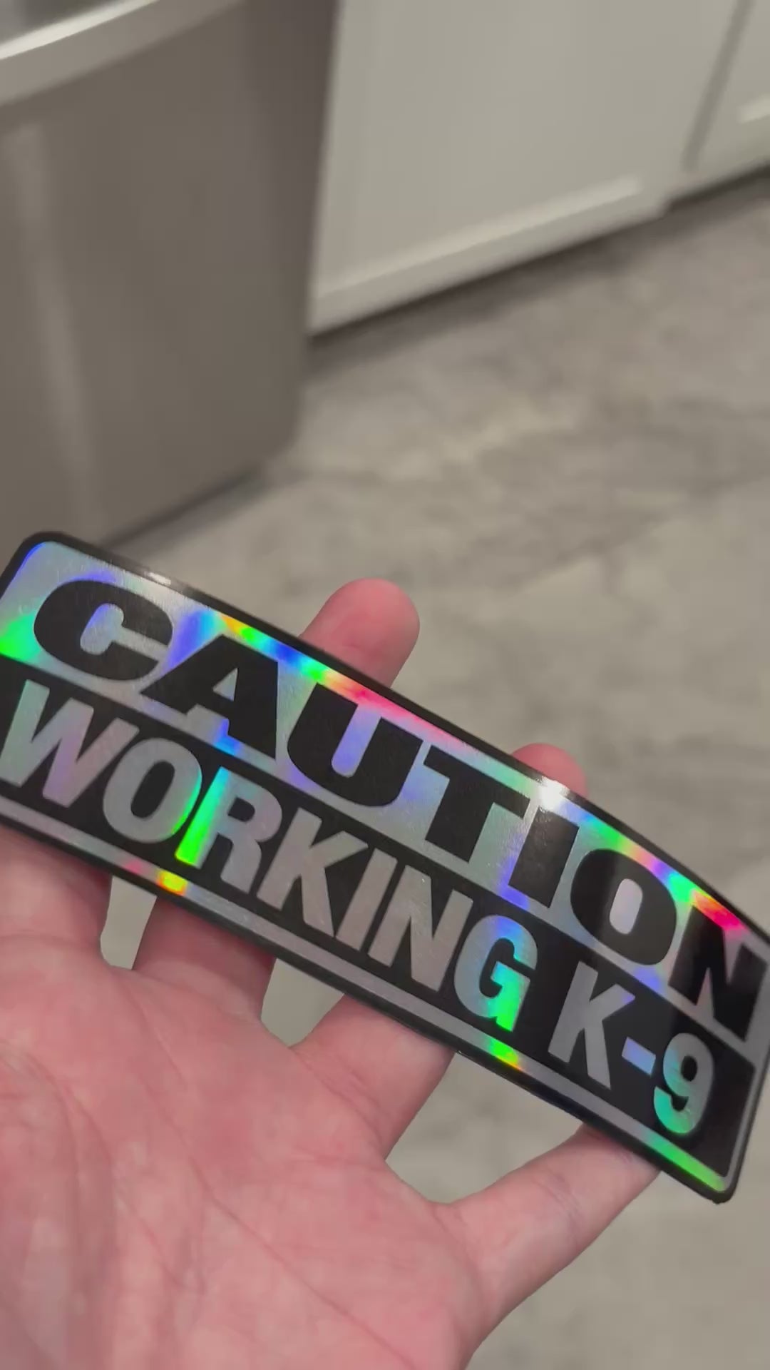 Working K9 Car Decal or Magnet