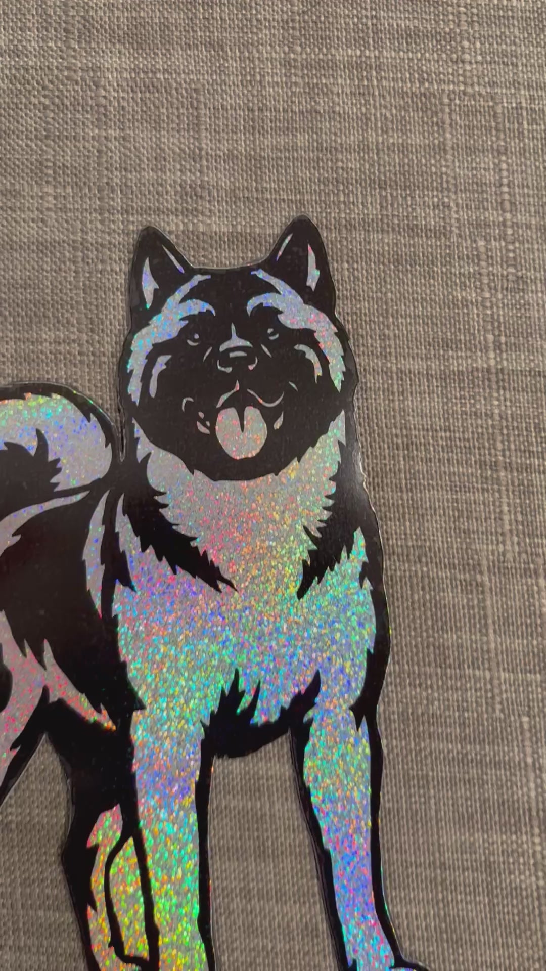 Akita Glitter Magnet