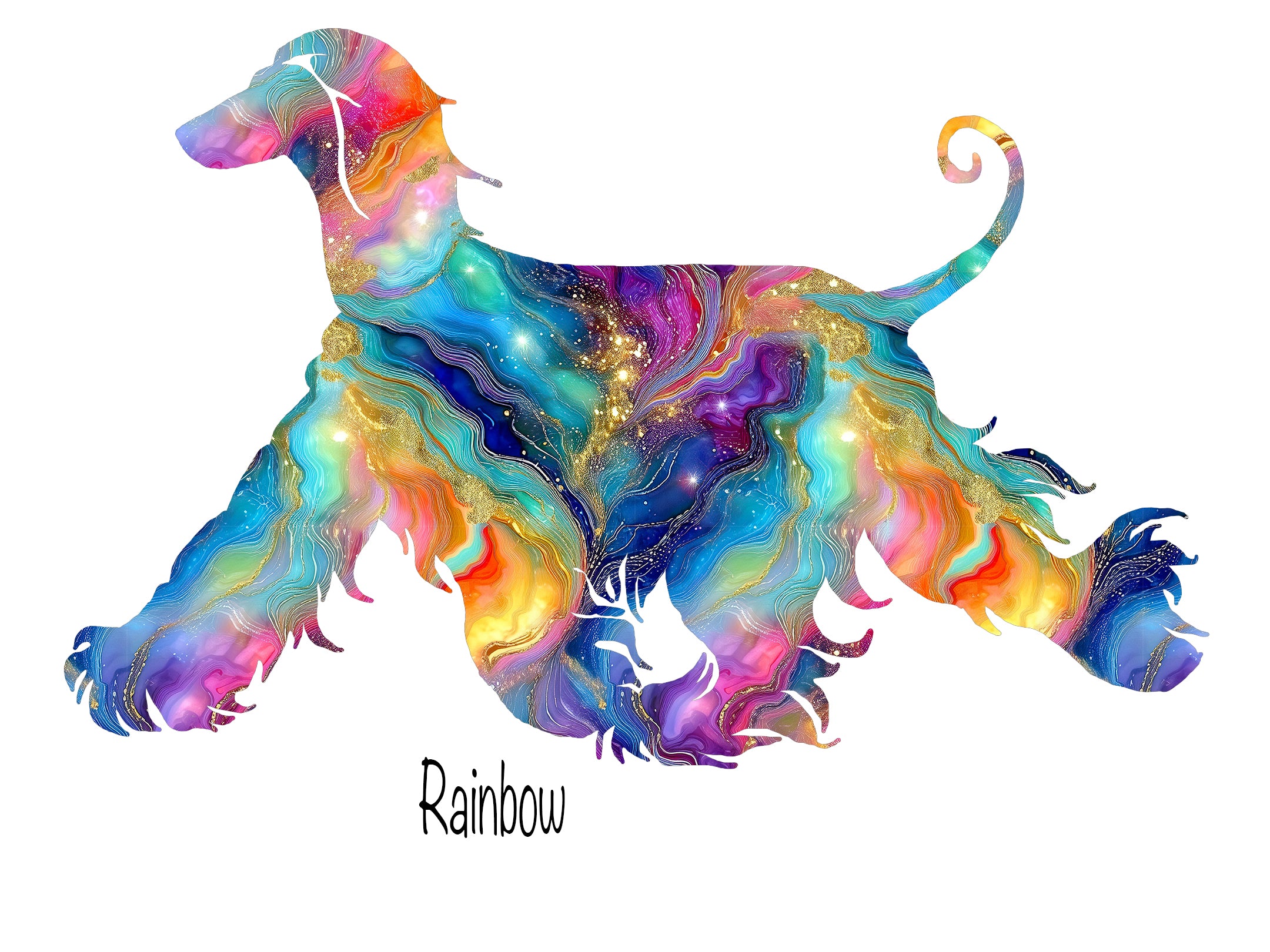 Afghan Hound Movement Decal