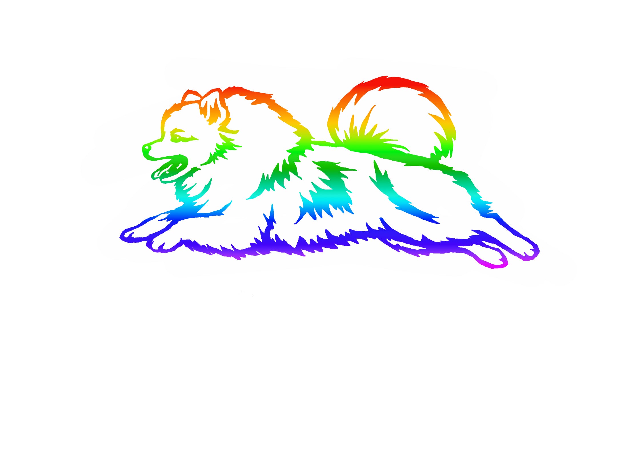 Pomeranian Agility Decal