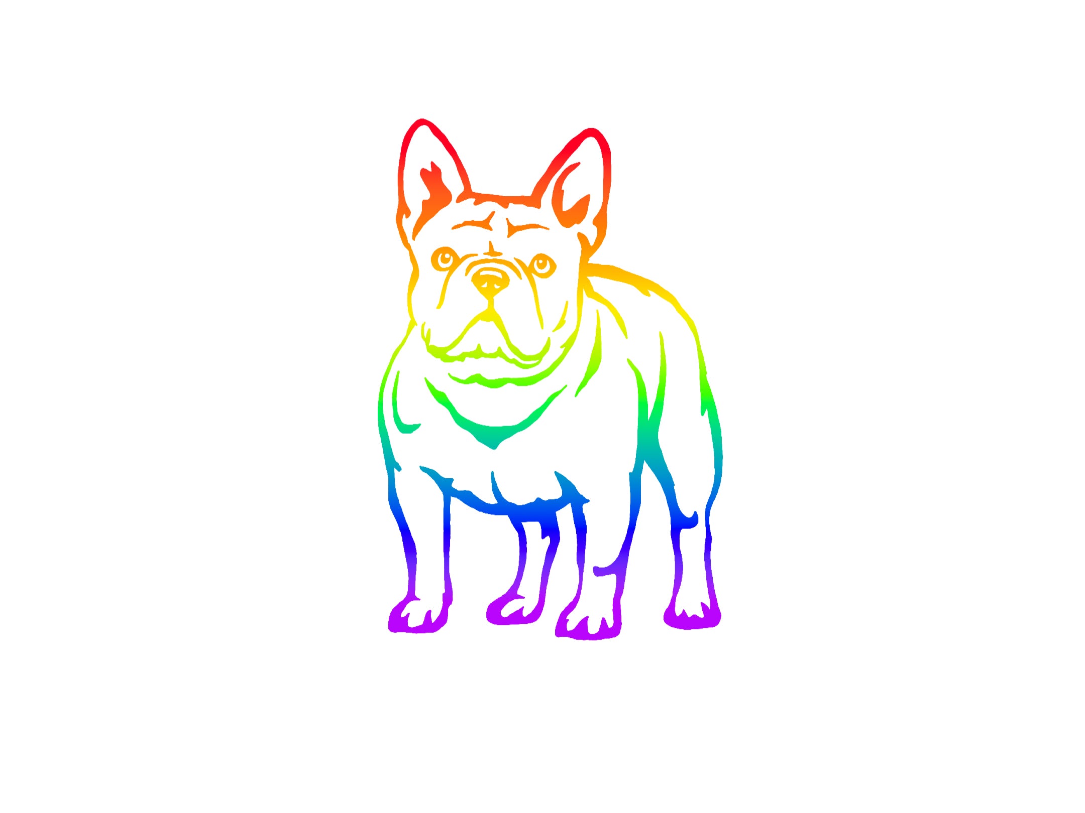 French Bulldog Decal