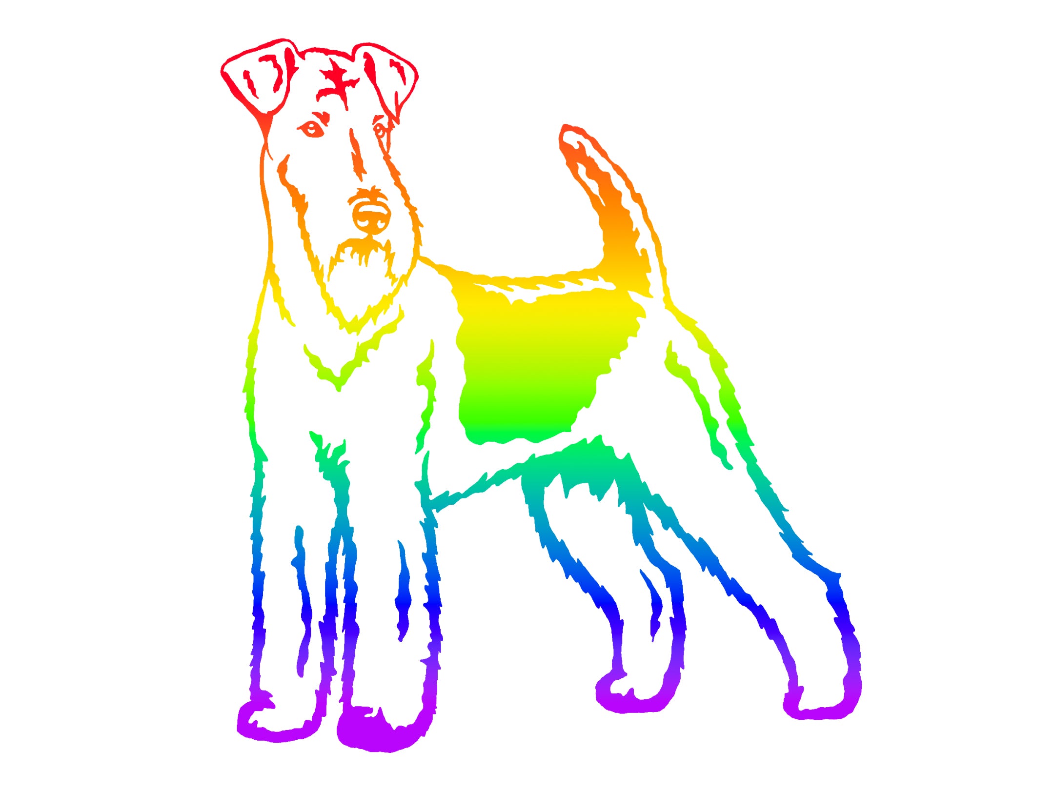 Airedale Terrier Decal