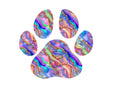 Dog Paw Print Decal
