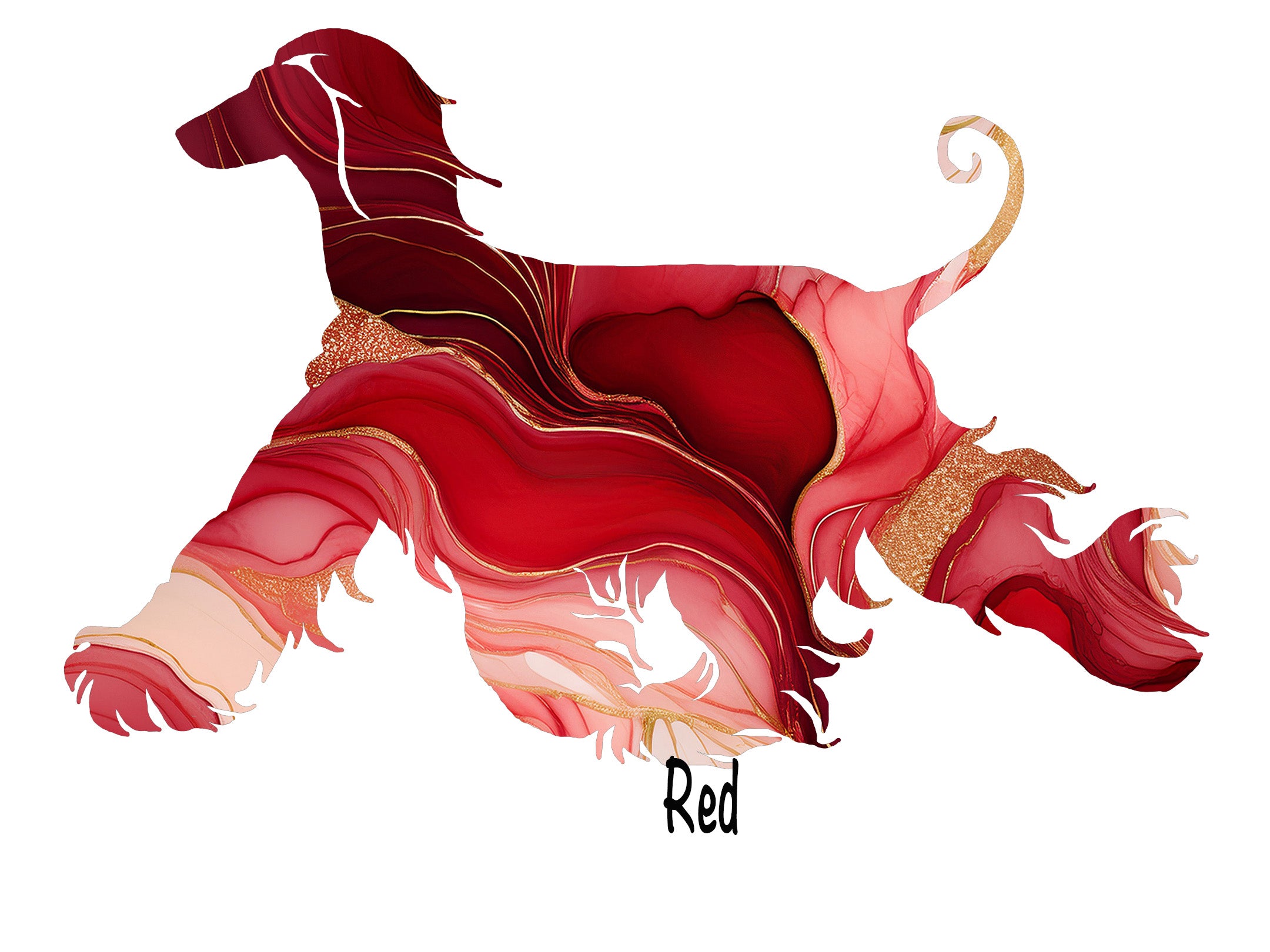 Afghan Hound Movement Decal