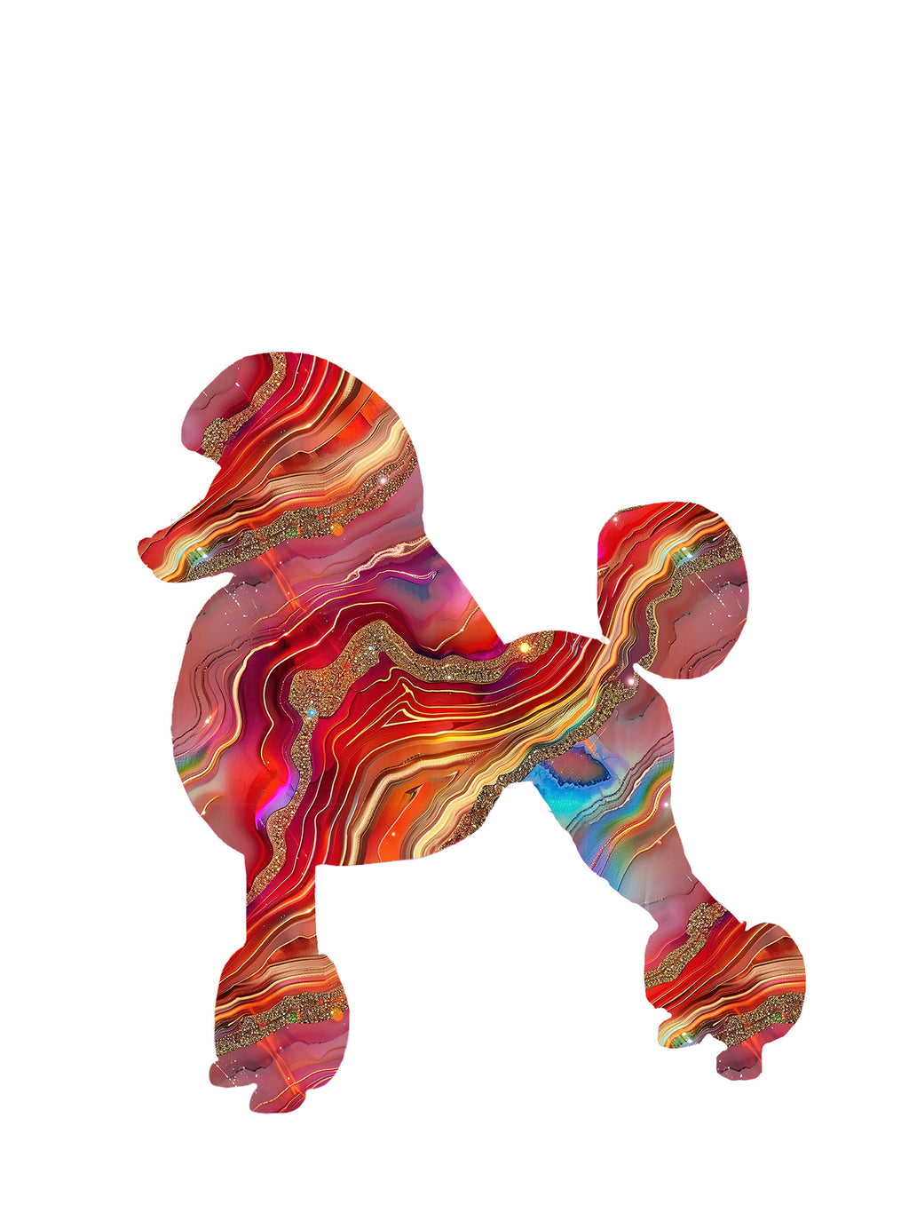 Poodle Silhouette Decal
