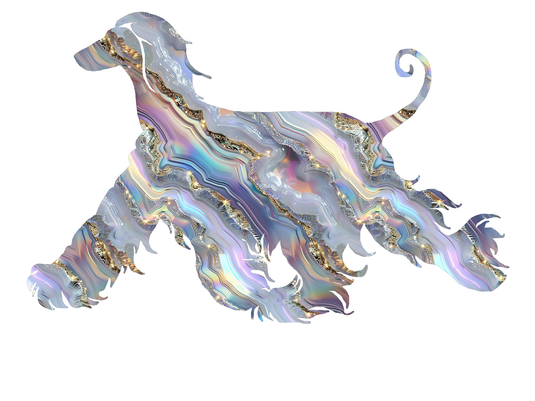 Afghan Hound Decal