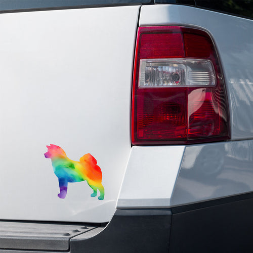 Akita Watercolor Decal