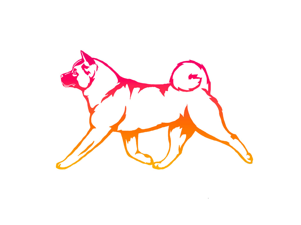 American Akita Movement Decal