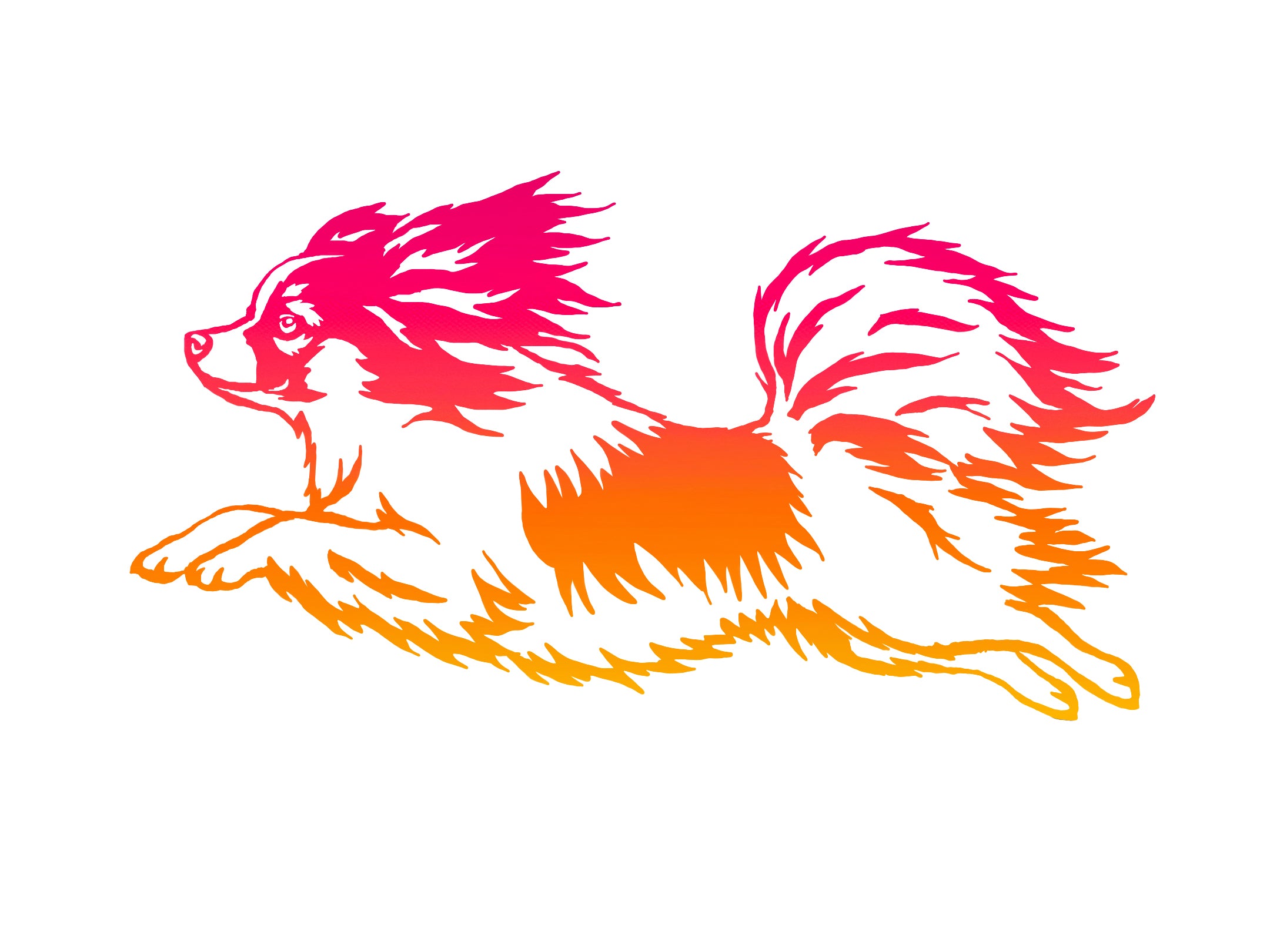Papillon Decal