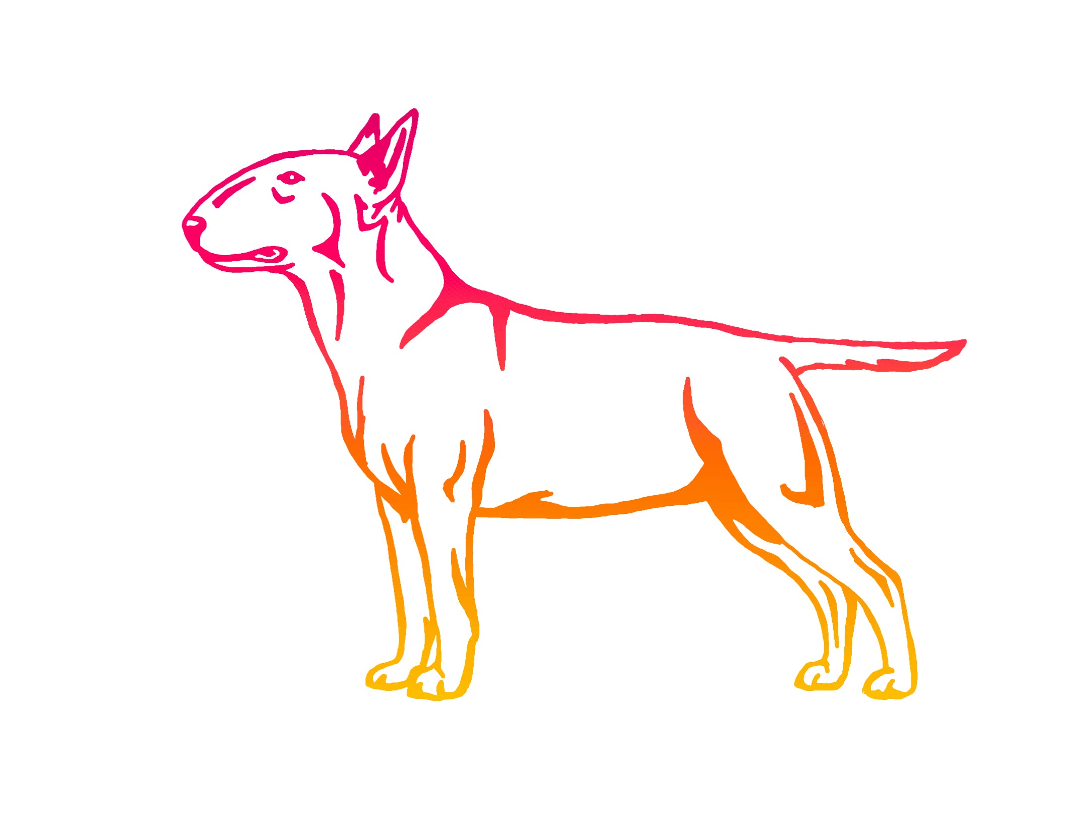 Bull Terrier Decal