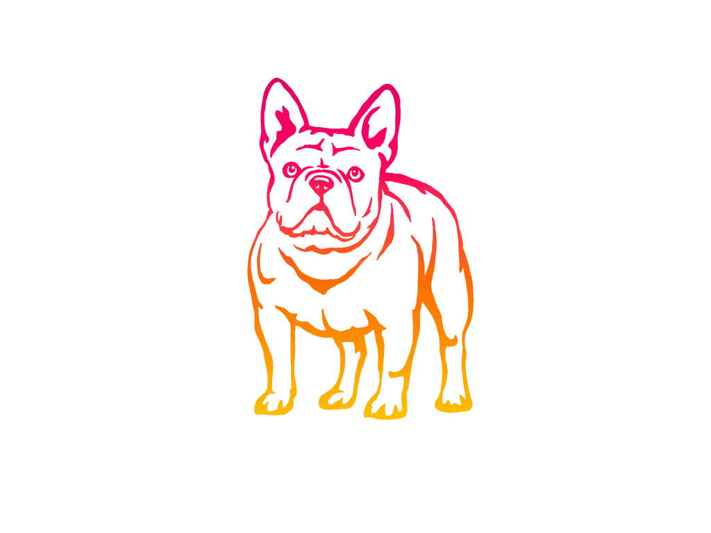 French Bulldog Decal