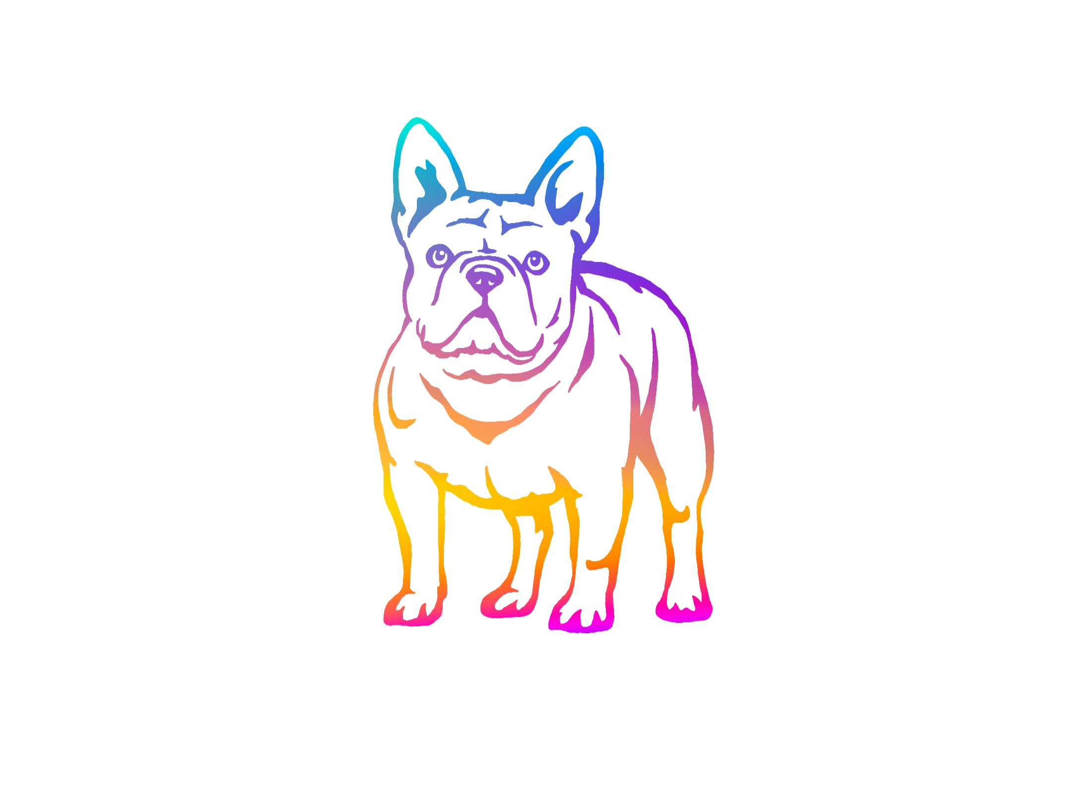 French Bulldog Decal
