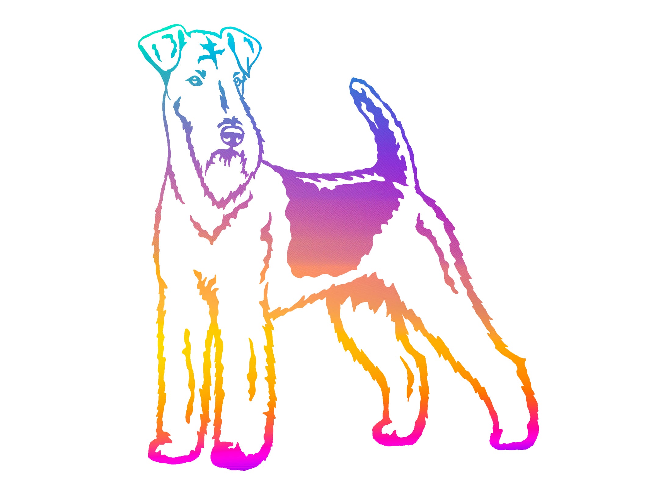 Airedale Terrier Decal