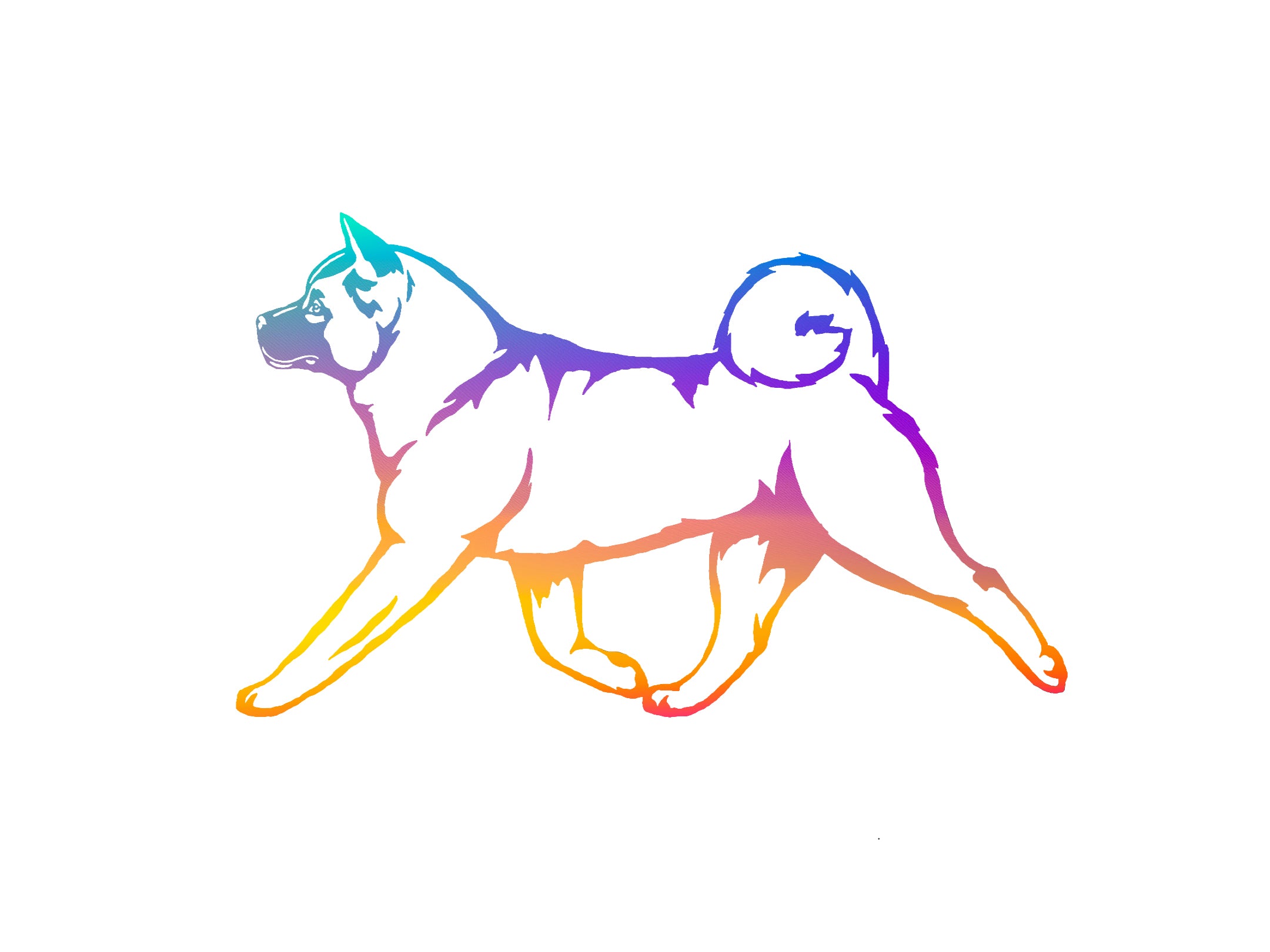 American Akita Movement Decal