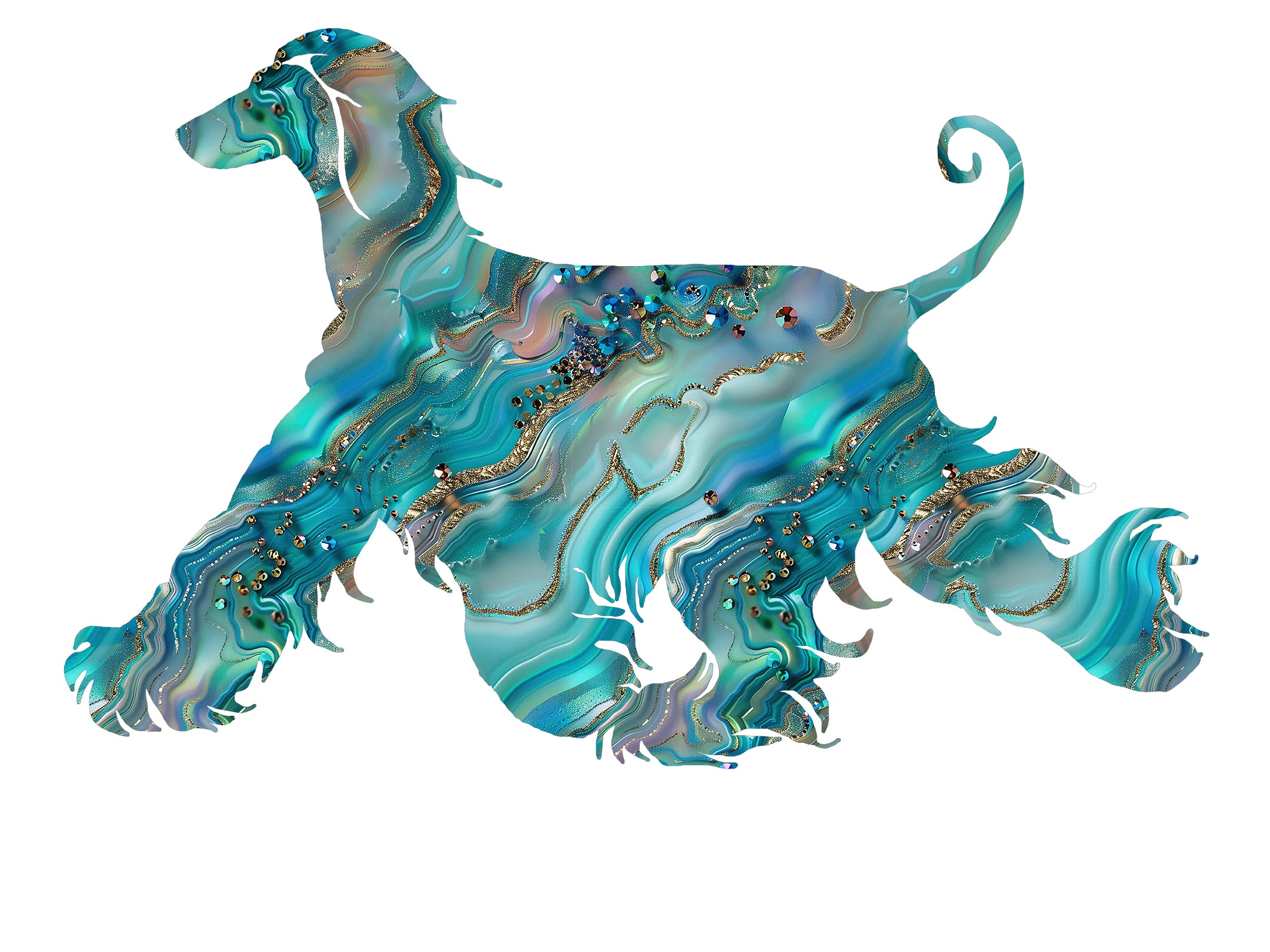 Afghan Hound Decal