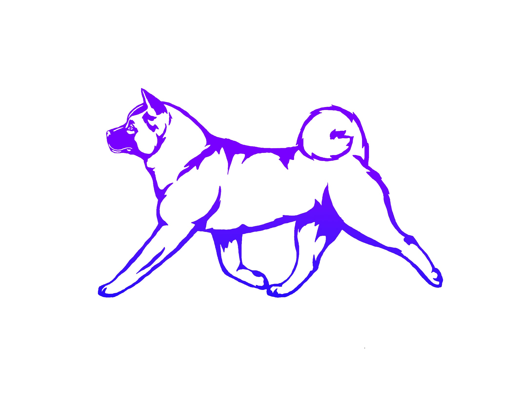 American Akita Movement Decal