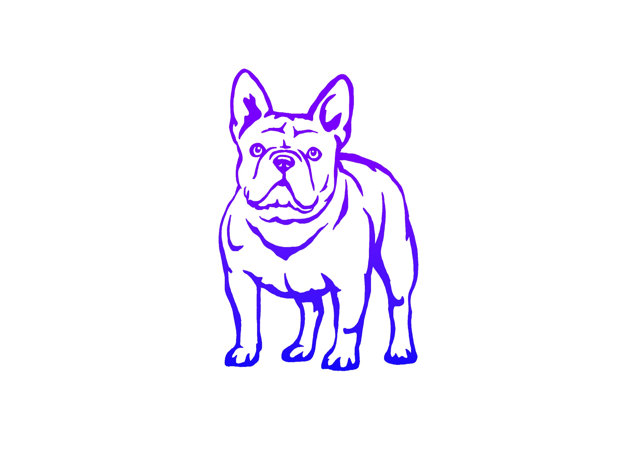 French Bulldog Decal