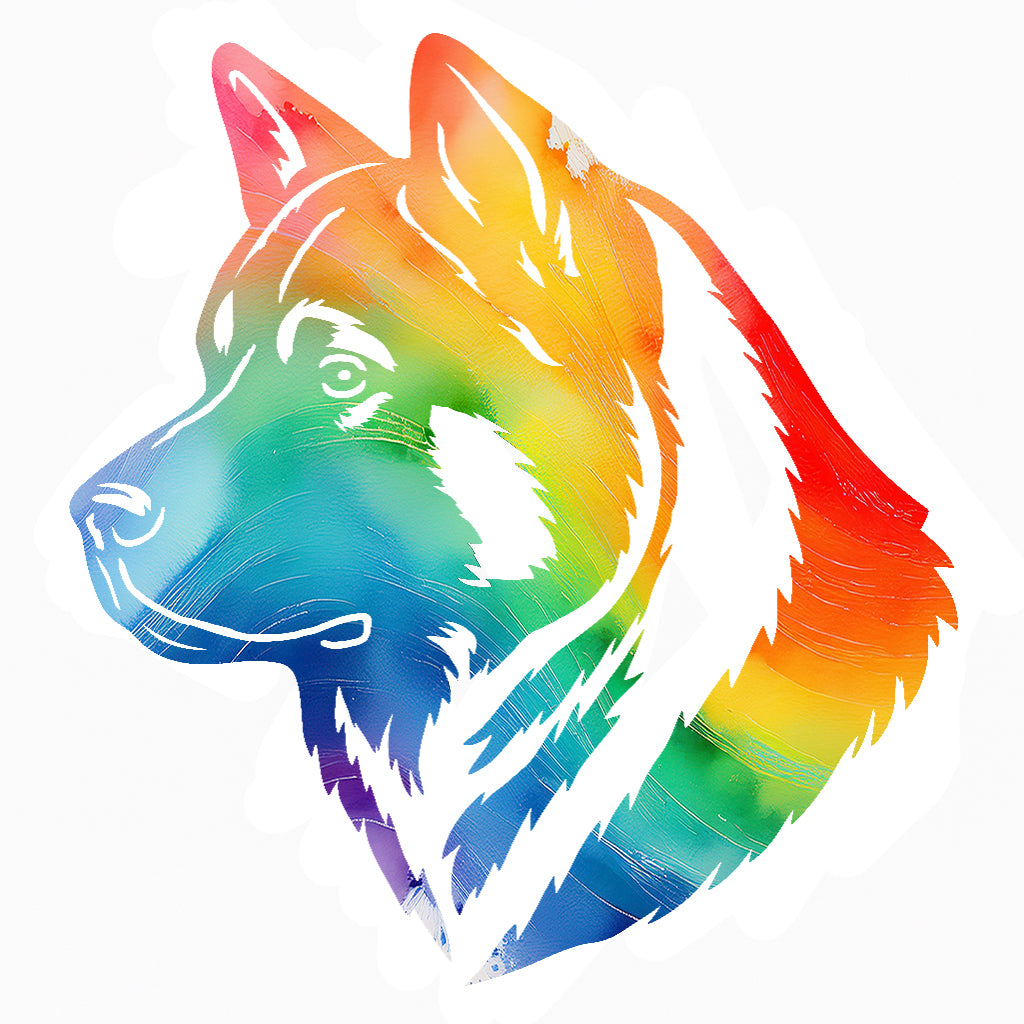 Akita Head Decal