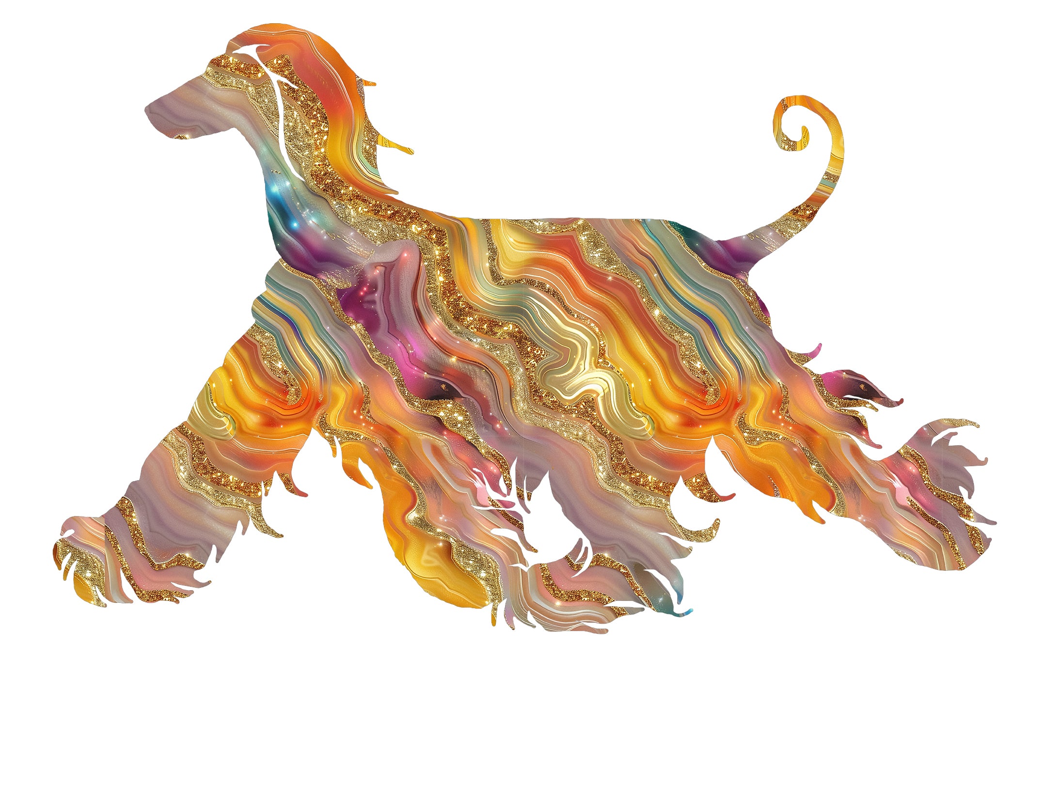 Afghan Hound Decal